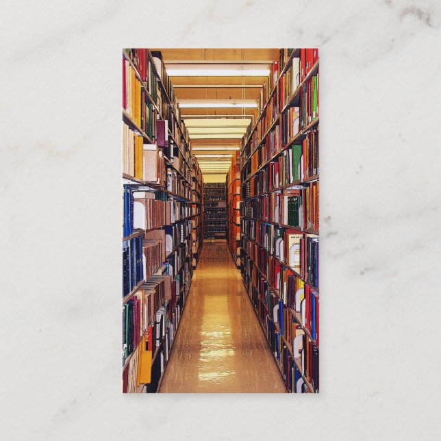 Cartão De Visita Loja de Livros (Frente)