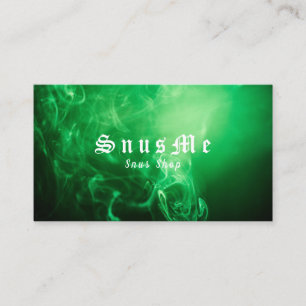 Cartão De Visita Loja de Snus Tabaco Vape Fumar óleo de CBD