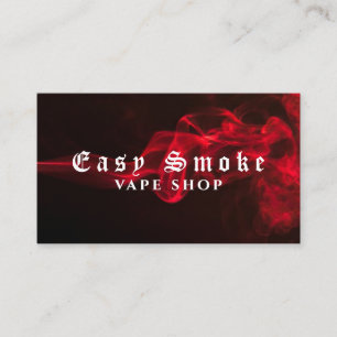 Cartão de Visita Loja de Vape Fumaça Corolful