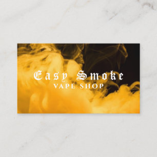 Cartão de Visita Loja de Vape Fumaça Corolful