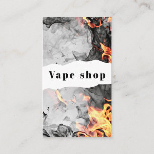 Cartão De Visita Loja de Vape Loja de Cigarro Eletrônico