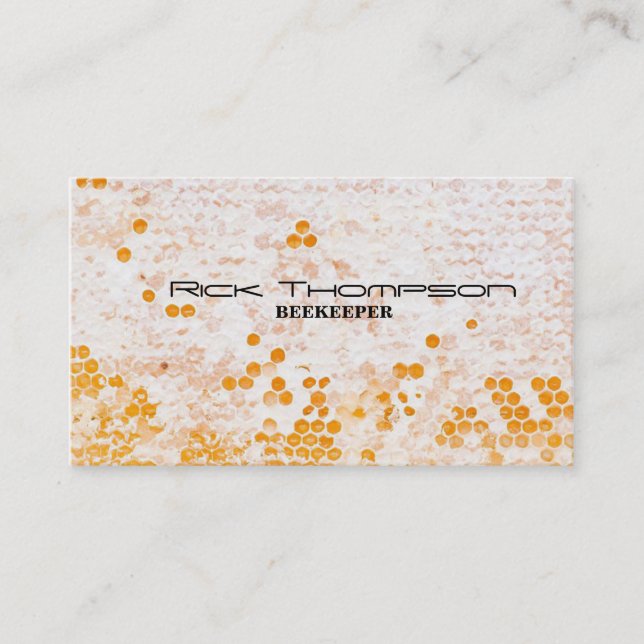 Cartão De Visita Loja distante do fazendeiro da abelha do (Frente)