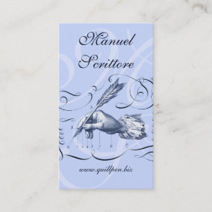 Cartão De Visita Loja/livraria elegantes dos artigos de papelaria