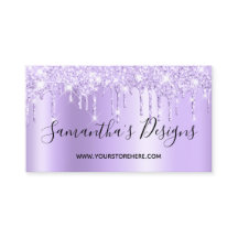 Loja Online Pale Lavender Glitter Drips Ombre
