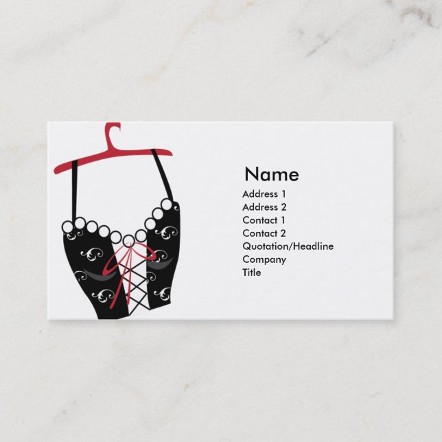 Cartão De Visita Longlinebra preto - negócio (Frente)