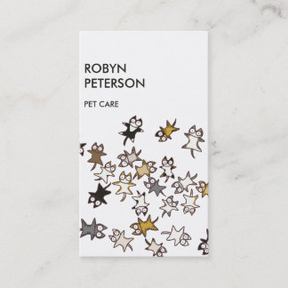 Cartão De Visita Lotes dos gatos