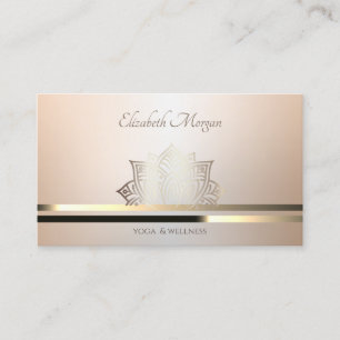 Cartão De Visita Lótus Luminoso Profissional