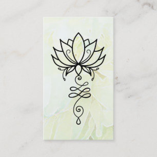 Cartão De Visita *~* Lotus Ombre Yoga Geometria Sagrada Nirvana