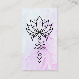 Cartão De Visita *~* Lotus. Ombre Yoga Sacred Geometry Nirvana 