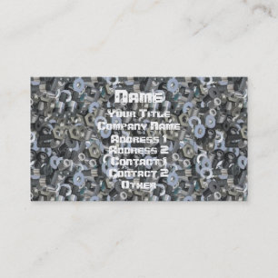 Cartão De Visita Loucos e parafusos e parafusos