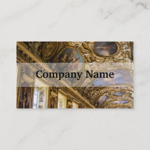 Cartão De Visita Louvre da galeria de Apollo, fotografia de Paris