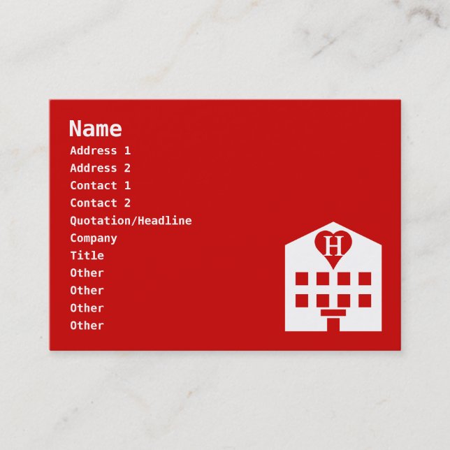 Cartão De Visita Love Hotel Japan Emoji (Frente)