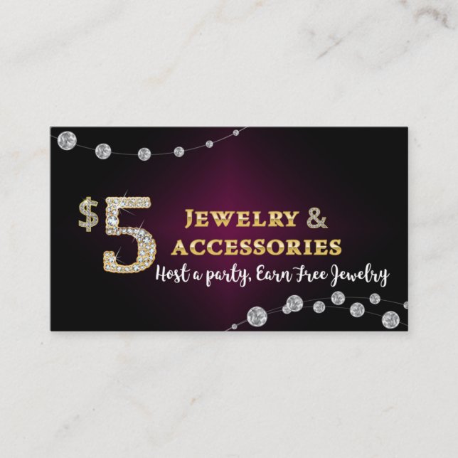 Cartão De Visita Loyalty Card - Rewards Card Paparazzi Consultant (Frente)