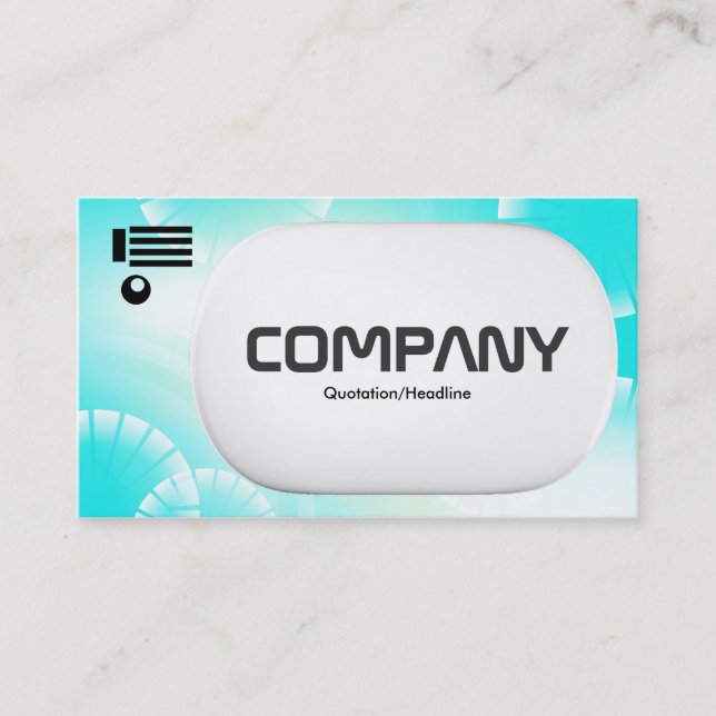 Cartão De Visita Lozenge 3d - Abstrato 02 (Frente)