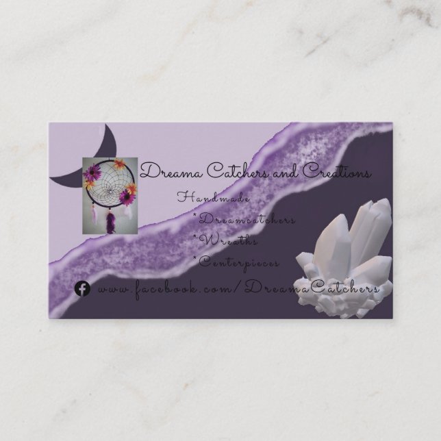 Cartão De Visita Lua Amethyst (Frente)