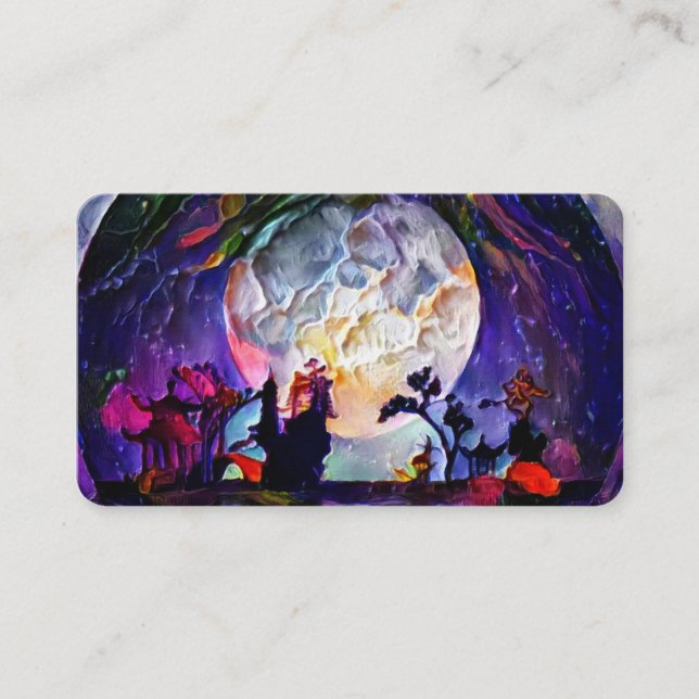 Cartão De Visita Lua de Ásia (Frente)