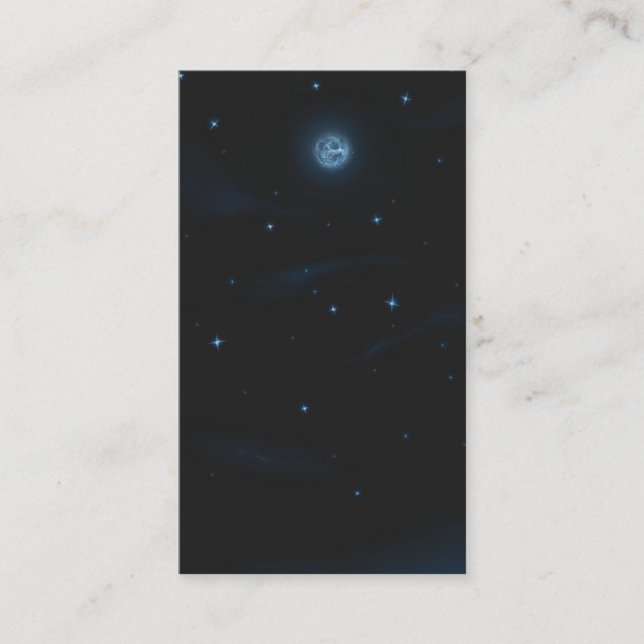 Cartão De Visita Lua má (Frente)