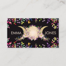 Lua Tripla - Ornamento Floral Triplo da Deusa