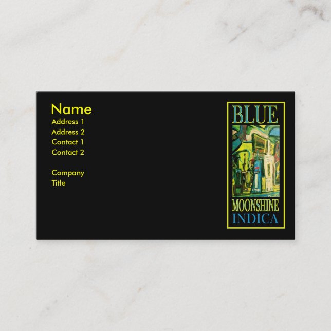 CARTÃO DE VISITA LUADESTILADOBLUE INDICA (Frente)