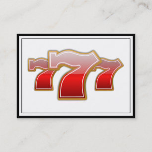 Cartão De Visita Lucky Sevens - Loja de Máquina