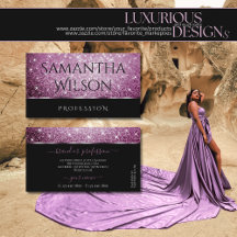 Luminosas para brilho preto e roxo