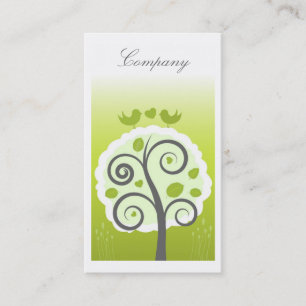 Cartão de visita lunático do jardim