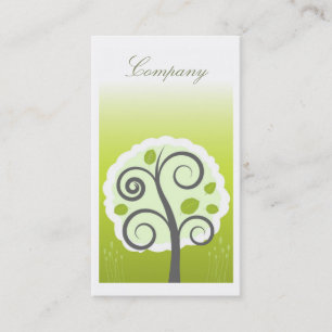 Cartão de visita lunático do jardim