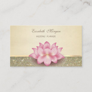 Cartão De Visita Lúpulo de luxo profissional elegante Lotus