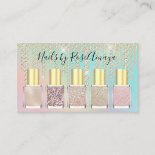 Cartão De Visita Lúpulo do Lúpulo do Arco Arco-Íris de Diamante Pol