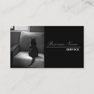 Cartão de visita lustroso e moderno