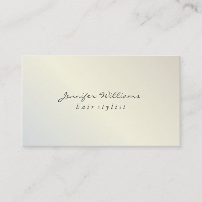 Cartão De Visita Lux Metálico Moderno (Frente)