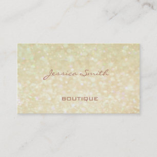 Cartão De Visita Luxe glamouroso, belo e elegante boque