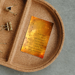 Cartão De Visita Luxe vertical do design de texto