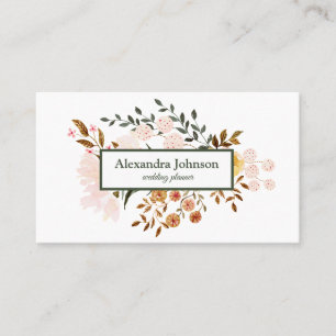 Cartão De Visita Lúxo de Folha Dourada e Chic Moderna