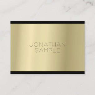 Cartão De Visita Luxo Dourado do profissional do olhar do encanto