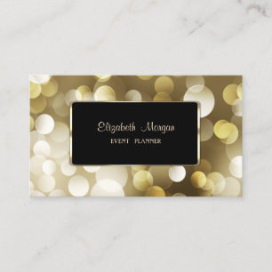 Cartão De Visita Luxo Elegante Estiloso, Bokeh