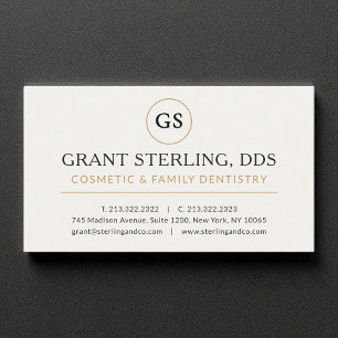 Cartão De Visita Luxo Elegante Moderno e Dourado Branco Cosmético D