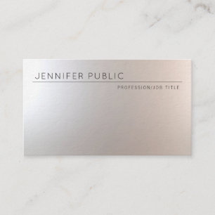 Cartão De Visita Luxo Encantado Moderno Elegante Profissional