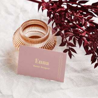 Cartão De Visita Luxo Preto e Dourado Minimalista Profissional