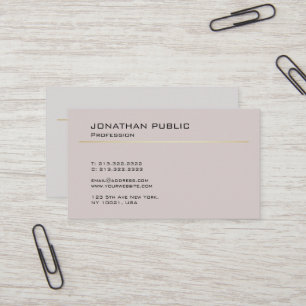 Cartão De Visita Luxo simples Design minimalista criativo moderno