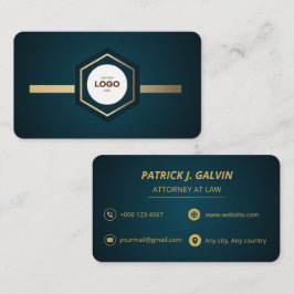 Cartão de Visita luxuoso Empresarial personalizado