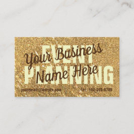 Cartão De Visita Luxury Dourado Frost Glitter Modern Girly