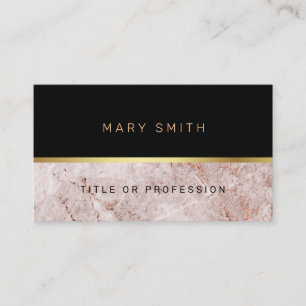 Cartão De Visita Luxury Elegante Marble