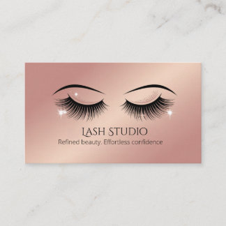 Cartão De Visita Luxury Lash Business Card  Luxury Design