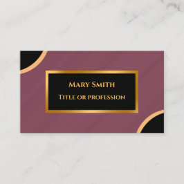 Cartão De Visita Luxury Moderno Dourado Marble