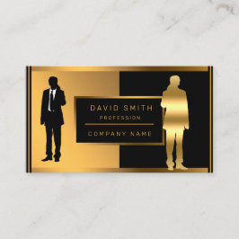 Cartão De Visita Luxury Moderno Profissional Adiciona Seu Texto