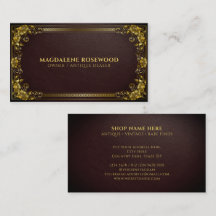 Luxury Vintage Antique Dealer | Floral Gold Frame