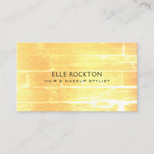 Cartão De Visita Luz amarela mínima do tijolo de Vendredi