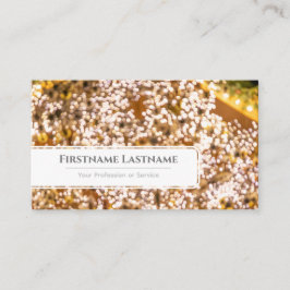 Cartão De Visita Luzes cintilantes bokeh Gerentes de Eventos profis