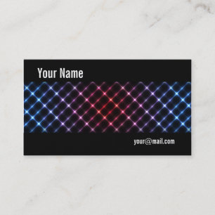 Cartão De Visita Luzes de néon